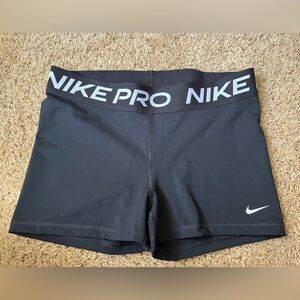 Nike Women's Black Pro Shorts Dri-Fit